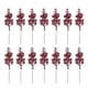 thumbnail image 1 of Advancent 14 piezas de decoración de flores de árbol de Navidad, adorno de boda DIY, accesorios de diseño multiusos, accesorio de compromiso Kits de decoración para fiestas Rosa roja, 1 of 6