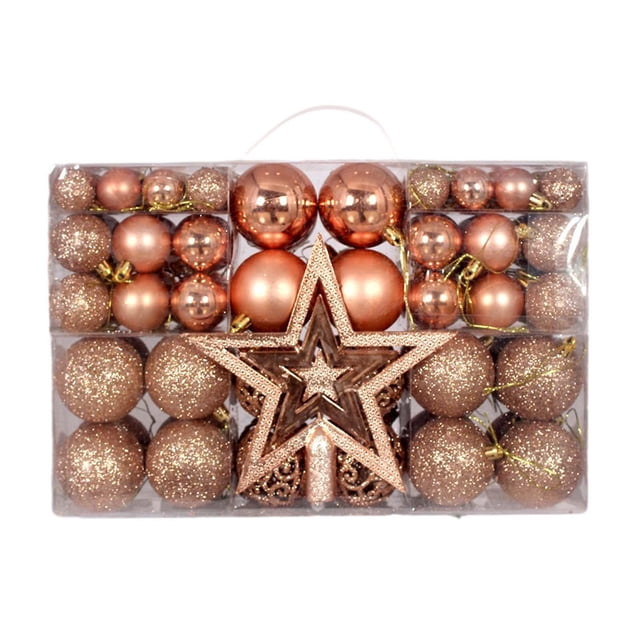 Juego de 101 adornos de Bolas de Navidad mayimx Bolas colgantes de árbol