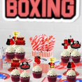 thumbnail image 4 of Boxing Cake Topper Decorations 36PCS Boxing Red Happy Birthday Cake Topper Boxing Wrestling Party Supplies for Gloves Sports Boxing Party Fight Wrestler Baby Shower 1st 2nd 3rd Birthday, 4 of 7