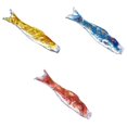 thumbnail image 1 of Conjunto de 3 banderines japoneses artificial bandera de Koi ,, 1 of 9