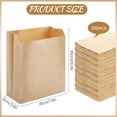 thumbnail image 3 of 300 Pcs Waxed Kraft Sanitary Napkin Disposal Bags 7.5x10x3.5 Inch Feminine Hygiene Liners for Commercial Business Restroom Bathroom Personal Use Kraft Bag, 3 of 6