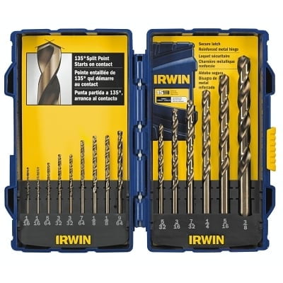 

15-Pc Cobalt Set 1/16 in to 3/8 in Cut Diameter | Bundle of 5 Sets