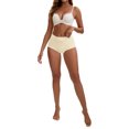thumbnail image 2 of INSPIRE CHIC Women's High Waist Tummy Control Boyshorts Elastic Waistband Comfortable Safetyshorts M Beige, 2 of 4