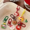 thumbnail image 4 of 5PCS Christmas Themed Keychain Cartoon CarKey Hangings Christmas Tree Decoration Holiday Home Decors Kids Christmas Gift, 4 of 5