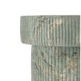 thumbnail image 5 of Christopher Knight Home Minimalist 24” H MGO Plant Stand with Ribbed Design, Indoor/Outdoor, Green, 5 of 10