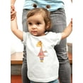 thumbnail image 2 of Giraffe With Clothes T-Shirt Infant -Image by Shutterstock,  12 Months, 2 of 4