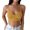 Yellow, variant on Women's Camisole Tank Top Padded Bralettes Sports V Neck Vest Undershirt,Yellow,One Size