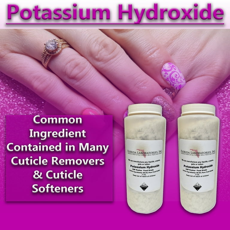 Potassium Hydroxide - Caustic Potash (90%) (Flakes) (2 pound)