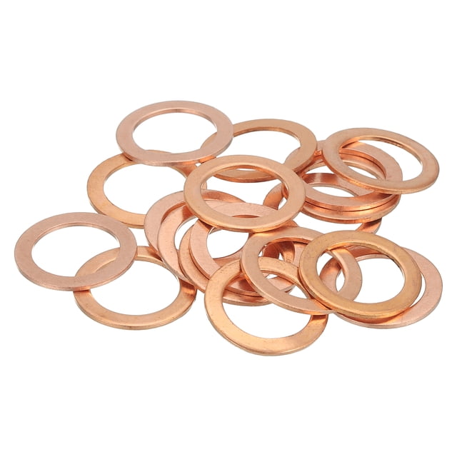 28 Pcs Rondelle Plate, 14mm ID, 20mm OD, 1mm d'Épaisseur pour Boulons Vis Machines