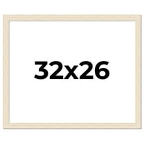 32x26 Frame White Real Wood Picture Frame Width 1.5 inches | Interior Frame Depth 0.5 inches | Barn