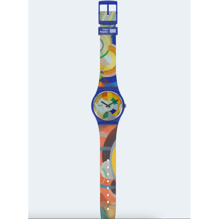 Swatch X Centre Pompidou Carousel by Robert Delaunay Watch New with Box