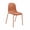 Clay Red, variant on Jamesdar, Serena Stackable Dining Chair with cushion. Set of 4, Indoor/ Outdoor, Polypropylene, Steel, Whale Blue