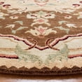 thumbnail image 3 of Safavieh Empire Toireasa Floral Wool Area Rug, Brown/Beige, 4' x 4' Round, 3 of 10