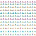 thumbnail image 1 of Pegatina de pared con triángulos de colores del arcoíris, arte moderno geométrico, calcomanías de pared con degradado creativo, tema geométrico, vinilo, arte DIY, 1 of 6