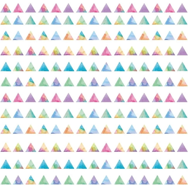 Pegatina de pared con triángulos de colores del arcoíris, arte moderno geométrico, calcomanías de pared con degradado creativo, tema geométrico, vinilo, arte DIY