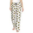 thumbnail image 1 of Balery Cute Little Bee Pantalones de pijama para mujer, pijamas ultraligeros, pantalones de estar por casa-Small, 1 of 6