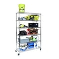 thumbnail image 5 of Seville Classics UltraDurable® 6-Tier NSF Steel Wire Shelving, 48" W x 18" D, Plated Steel, 5 of 9