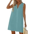 thumbnail image 6 of Sleeveless V Neck Bathing Suit Coverups for Women Summer Swimsuit Bikini Beach Cover Ups Dress, 6 of 7