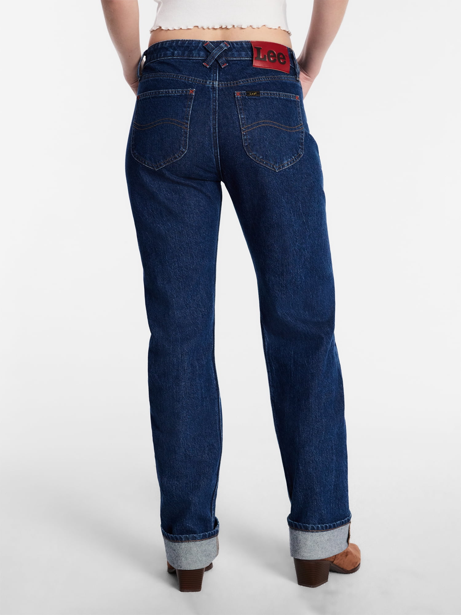 Kacey Lee Women's High Rise Straight Jeans, Sizes 0-18