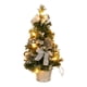 thumbnail image 3 of Mini árbol de Navidad con luces, árbol de Navidad artificial, adorno navideño, 20 luces 40cm, 3 of 9