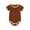 Brown, variant on Soft Ribbed Baby Girl Bodysuit Comfortable Everyday Romper Outfit For And Toddler 0 To 24 Months Pink 18-24 Months