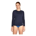 thumbnail image 1 of Playera Speedo Mujer Swim Tee Azul 7734310-410, 1 of 8