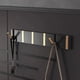 thumbnail image 4 of Colgador de toallas plegable de 2 vías, gancho de pared, perchero para baño, cocina, dormitorio, pasillo, negro y dorado, 4 of 5