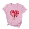 thumbnail image 4 of Fankiway T-Shirt à Manches Courtes Imprimé Col Rond Mode pour Femmes Ensemble de Vêtements Décontractés pour Femmes 2 Pcs, 4 of 4
