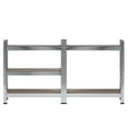 thumbnail image 6 of FCH 5 Tier Heavy Duty Steel Shelving Unit, 11.8"W x 29.5"D x 59"H Garage Storage Rack Silver, 6 of 7
