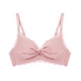 thumbnail image 3 of Aayomet Bras for Large Breasts Steel Ring Small Chest Adjustable Bra (Pink, 85C), 3 of 4