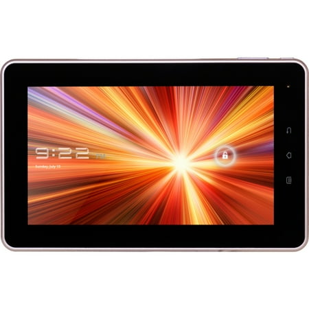 QFX i-Qruzer IT-400 Tablet, 7" WVGA, 512 MB RAM, 4 GB Storage, Android 4.0 Ice Cream Sandwich, Silver