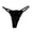 Black, variant on Panties for Women Glitter Thong Panties High Waist Comfortable Adjustable Underwear For Underwear Women Pack(Size:S)