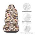 thumbnail image 4 of Fotbe lips record rock Skull Funda para Asiento de Auto con Estampado – Impermeable y Antisudor – Ajuste Universal, Lavable a Máquina, Antideslizante (1 Pieza), 4 of 5