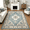 Bohemian102, variant on Washable Area Rug, Soft & Non-Slip, Vintage Distressed Medallion Large Carpet for Living Room, Bedroom & Study 5’x7’
