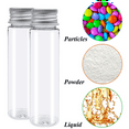 thumbnail image 6 of 45Pcs 110Ml Plastic Test Tube,Clear Flat Test Tubes,Plastic Test Tubes with Screw Caps for Candy,Beans,, 6 of 9