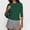 A1_Green, variant on Boat Neck 3/4 Length Sleeve Crop Top Slim Fitted Basic Cropped Tee Shirts Soft Stretchy Casual Fitted 3/4 Sleeve T Shirt for Women Trendy Slim Fit Shirts Basic Going Out Tops Navy S