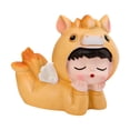 thumbnail image 1 of Estatua de caballo de resina, figura creativa de Feng Shui, figura de caballo para el Año Nuevo chino B, 1 of 9