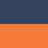 Navy/ Orange