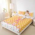 thumbnail image 3 of Erosebridal Ice Cream Baseball Bed Sheets,Girls Ball Sport Gamer King Sheets For Kids 4 Pieces, 3 of 6