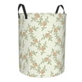 thumbnail image 2 of Kll Rose Darkseagreen Color Background Waterproof Foldable Laundry Hamper Bucket With Handles For Storage Bin,Kids Room,Home Organizer (Small), 2 of 8