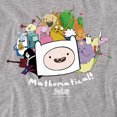 thumbnail image 2 of Adventure Time Mathematical Women's T Shirt, Athletic Heather, Small, 2 of 6