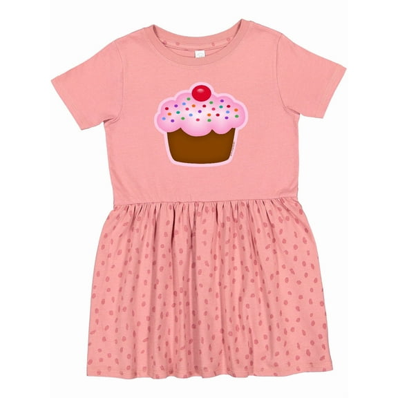Inktastic Cupcake Girls Toddler Dress