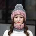 thumbnail image 6 of Dadaria Beanie Hats for Womens Earmuffs Add Flocking Thermal Cycling Warm Winter Hat Knitting Scarf Hat Gray Free Size,Women, 6 of 6