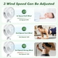 thumbnail image 6 of Versatile Stroller Fan with 3600mAh Power Bank, Flexible Tripod, USB Rechargeable, 3 Speeds portable fan for Travel, Baby Pram, Car Seat, Bedroom, 6 of 8