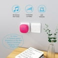 thumbnail image 2 of Wireless Doorbells for Home, Classrooms, Apartments, Businesses, etc. Easy to Use, Adjustable Volume, 58 Chimes, Colorful LED, Waterproof, 1000Ft Ran, M520+F55, Rose Red, 2 of 3