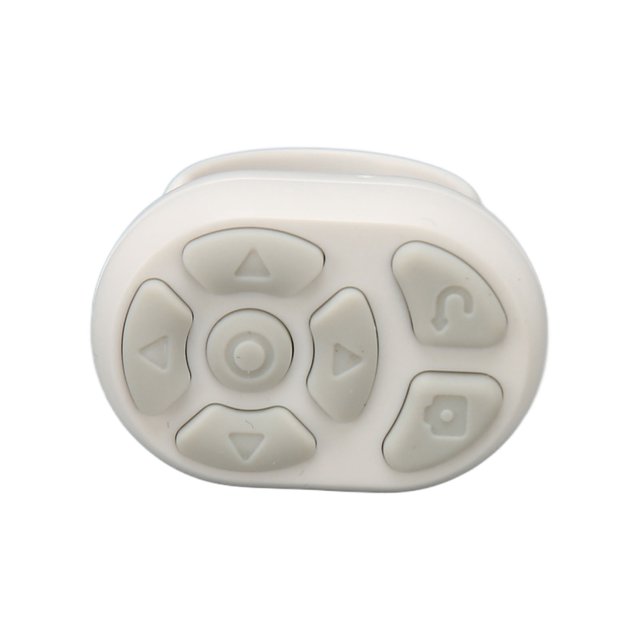 Remote Control Ring Finger Scroller, Scrolling Ring Hands Free BT 5.3 Convenient with Charging Case for Taking Photos White,,Black