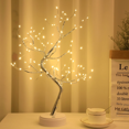 thumbnail image 5 of Luces LED de decoración navideña, diseño creativo de escena de hotel para el hogar, luces de árbol de copos de nieve, 5 of 5