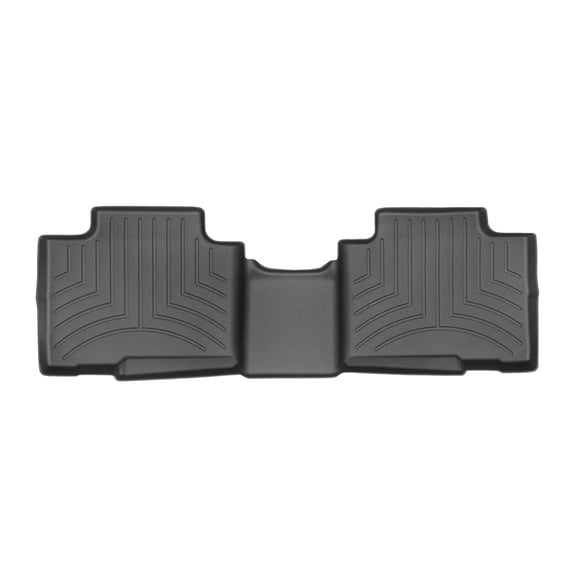 WeatherTech Custom Fit FloorLiners compatible with 2020-2026 Toyota Highlander - 2nd Row, Black
