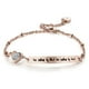 thumbnail image 2 of EeaseMX Muñeca con letras delicadas, pulsera creativa de Chian, hermoso brazalete de acero de titanio, regalo para mujer (rosa dorado), 2 of 7