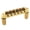 Gold, variant on LOOKSEVEN 6-String Electric Guitar Roller Saddle Bridge Tune-O-Matic with Studs Replacement Part For Epiphone LP SG (Chrome)